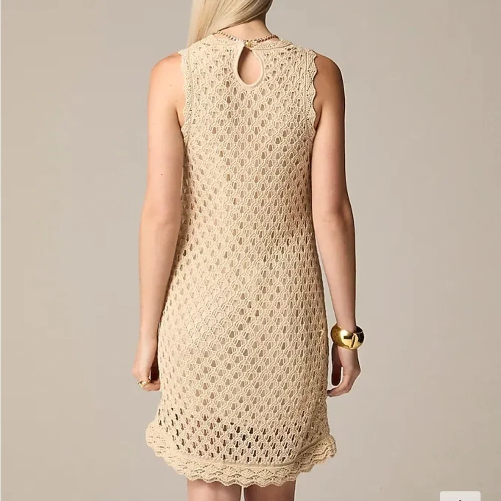 J crew Pointelle sleeveless sweater-dress